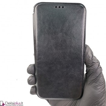 Razor odinis atverčiamas dėklas - juodas (Samsung A34 5G)